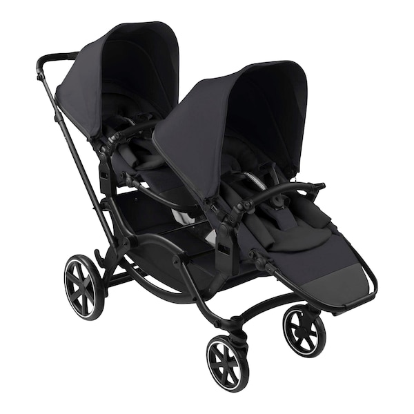 babywalz ABC DesignZwillingswagen Zoom 2 coal Zeitlich begrenztes Angebot