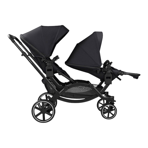 babywalz ABC DesignZwillingswagen Zoom 2 coal Zeitlich begrenztes Angebot