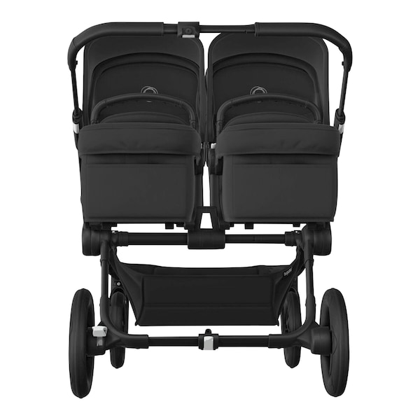 babywalz Bugaboo - DONKEY 5Zwillings- und Geschwisterwagen Bundle Twin black / midnight black Blitzangebot