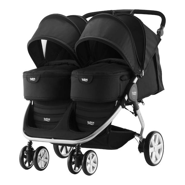 babywalz Britax Römer - SelectZwillings- und Geschwisterbuggy B-AGILE DOUBLE Cosmos Black Räumungsverkauf
