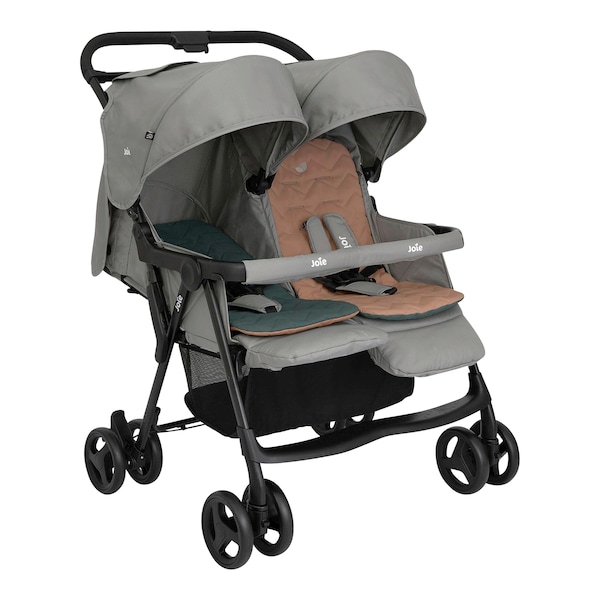 babywalz JoieZwillingsbuggy Aire Twin pebble Letzte 3 Tage