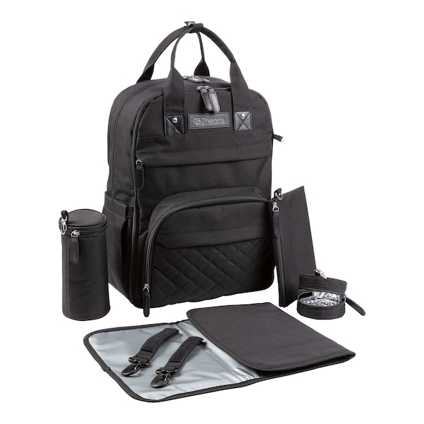 babywalz 2heartsWickelrucksack Functional schwarz Begrenztes Angebot