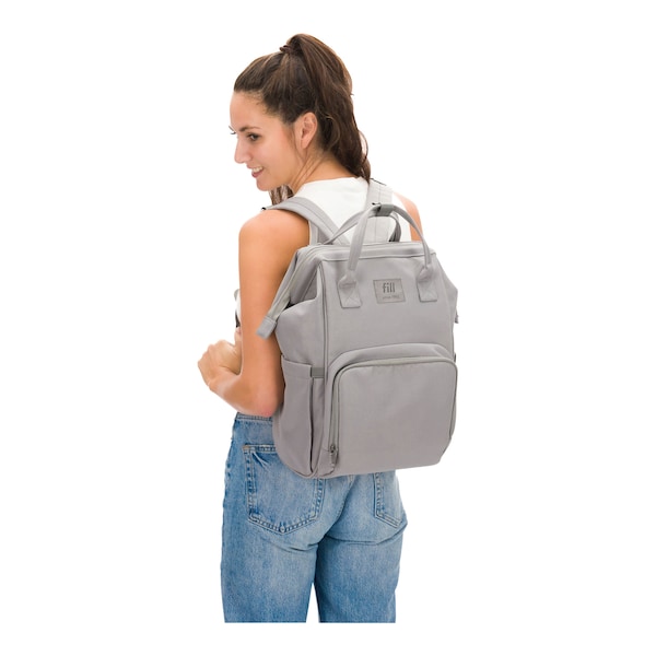 babywalz FillikidWickelrucksack Barcelona stone grey Saisonschlussverkauf