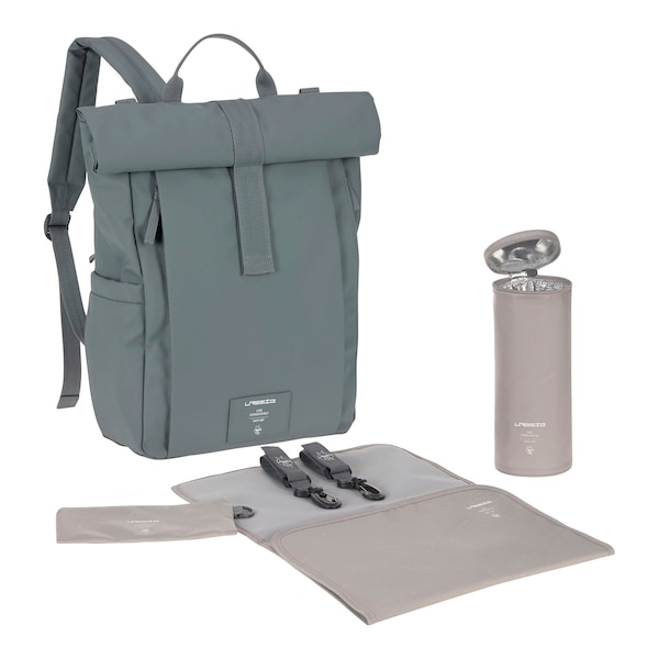 babywalz LässigWickelrucksack Rolltop Up anthrazit Saisonale Angebote
