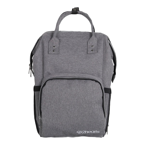 babywalz 2heartsWickelrucksack grau melange VIP-Rabatte