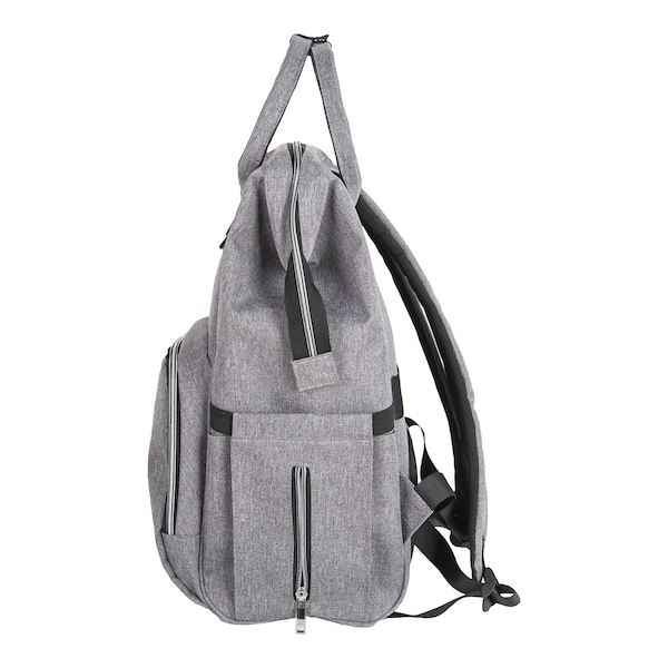 babywalz 2heartsWickelrucksack grau melange VIP-Rabatte