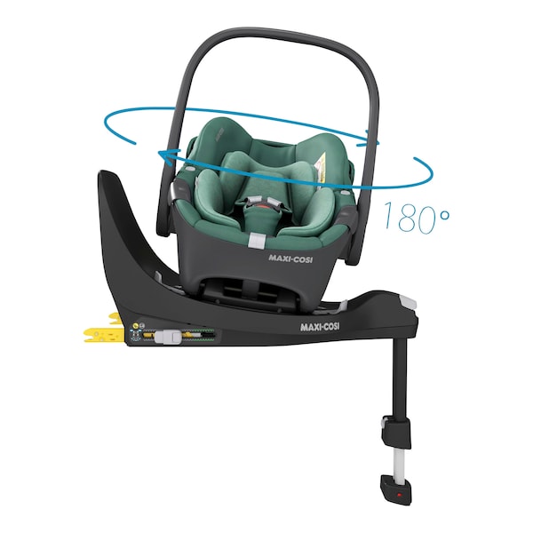 babywalz Maxi-CosiBabyschale Pebble 360 inkl. Kindersitz Pearl 360 und Isofix-Basis FamilyFix 360 essential green 50% Rabatt für begrenzte Zeit