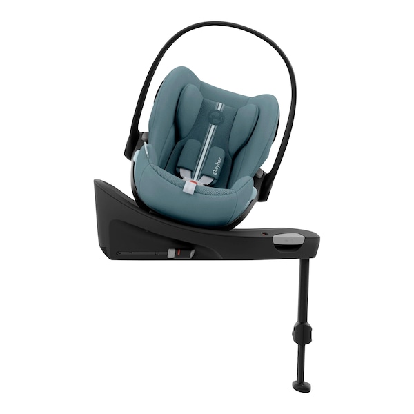 babywalz Cybex - GOLDBabyschale Cloud G PLUS inkl. Isofix-Basis Base G stormy blue