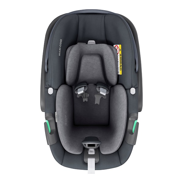 babywalz Maxi-CosiBabyschale Pebble 360 inkl. Isofix-Basis FamilyFix 360 essential graphite Auslauf