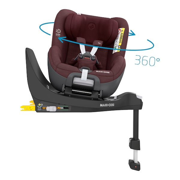 babywalz Maxi-CosiKindersitz Pearl 360 i-Size auth red Begrenztes Angebot