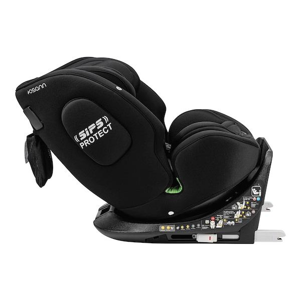 babywalz OsannKindersitz One360 i-Size all black Neueste Mode