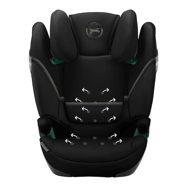 babywalz Cybex - GOLDKindersitz Solution S2 i-Fix moon black Valentinstagsangebot
