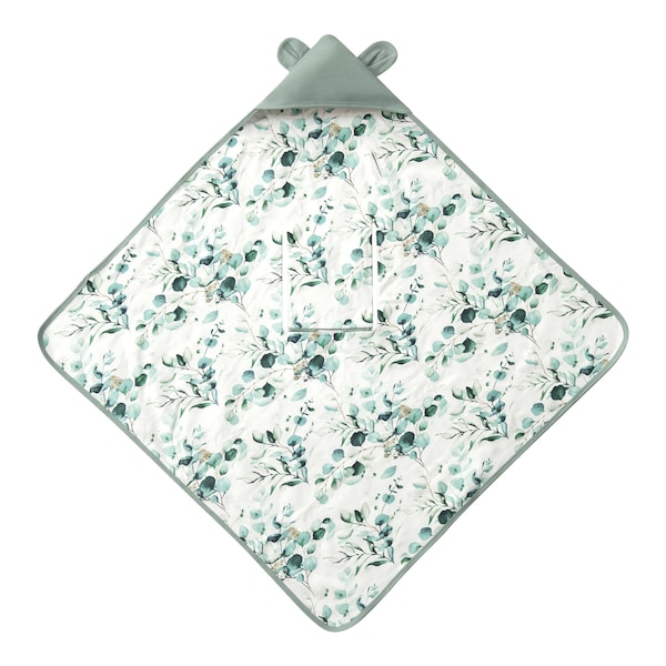 babywalz HauckEinschlagdecke Snuggle N Dream leaves mint Sonderangebot der Fabrik