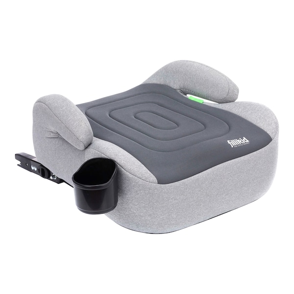 babywalz FillikidSitzerhöhung mit Isofix i-size schwarz grau