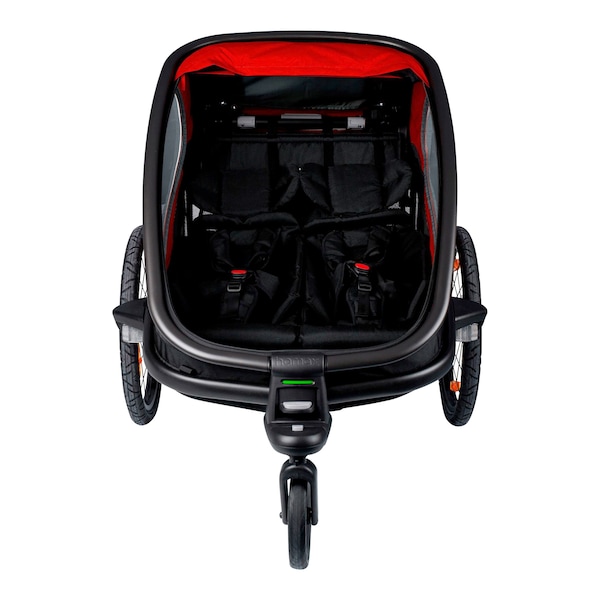 babywalz hamaxOutback Fahrradanhänger red / black Heißer Verkauf