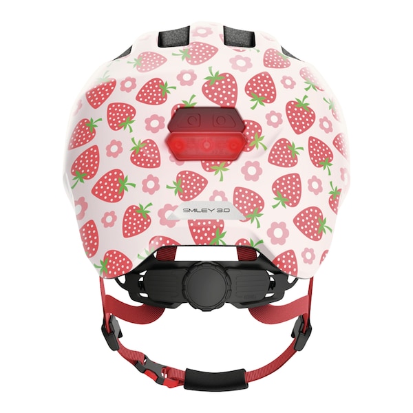 babywalz ABUSFahrradhelm Smiley 3.0 LED rose strawberry Exklusive Angebote