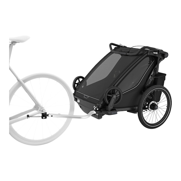 babywalz ThuleFahrradanhänger Chariot Sport 2 Double (2024) black Blitzangebot