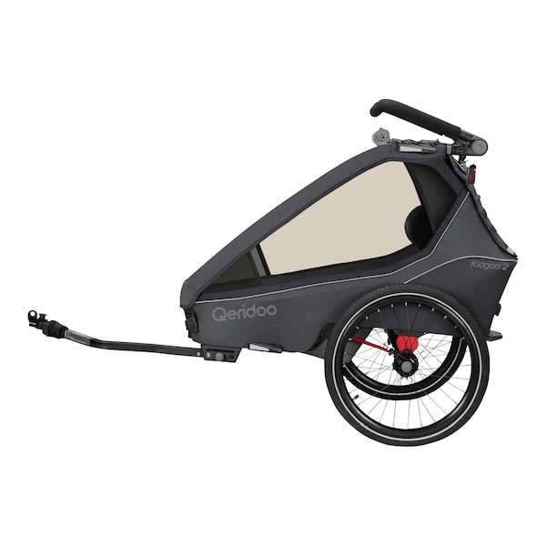 babywalz QeridooFahrradanhänger Kidgoo 2 Steel Grey Bestseller
