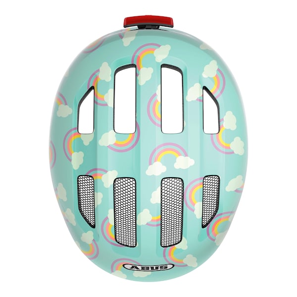 babywalz ABUSFahrradhelm Smiley 3.0 LED blue rainbow Räumungsverkauf