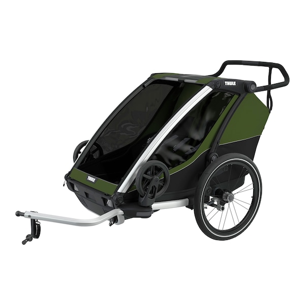 babywalz ThuleChariot Cab2 Fahrradanhänger cypress green