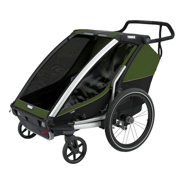 babywalz ThuleChariot Cab2 Fahrradanhänger cypress green Super Rabatt
