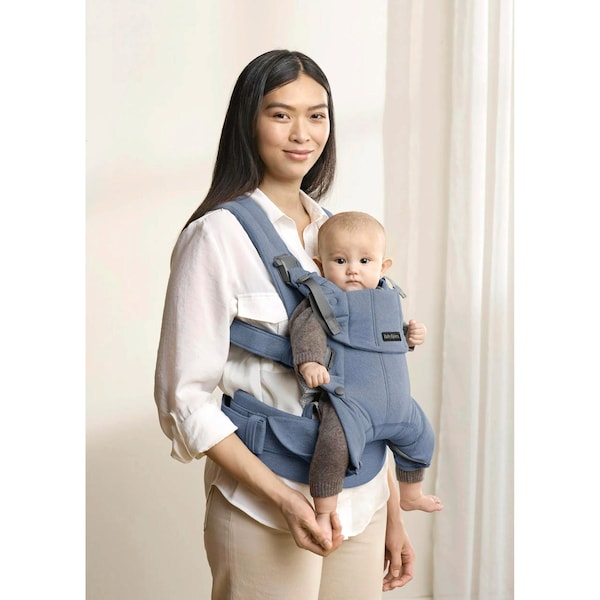 babywalz BabyBjörnBabytrage Harmony blau Günstiger Verkauf