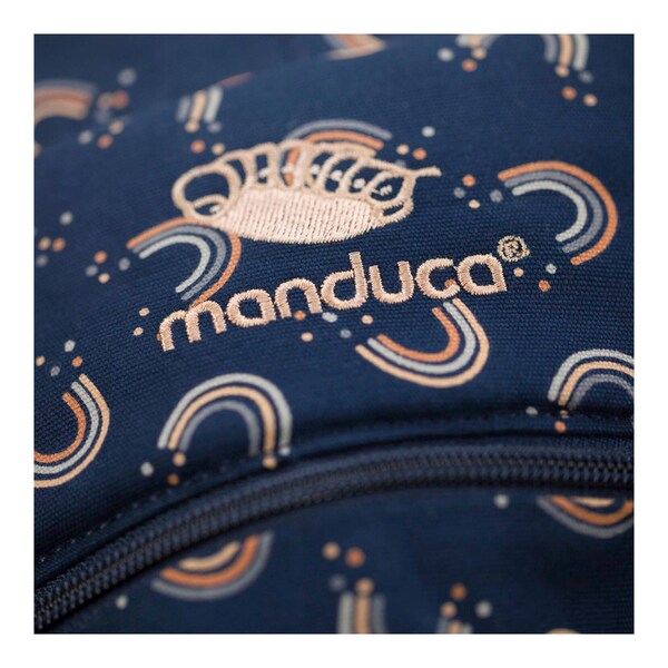 babywalz manduca® - XTBabytrage 3 Tragepositionen Limited Edition navy / print Fabrik Onlineshop
