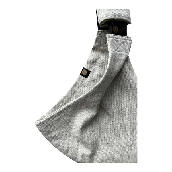 babywalz WILDRIDEHüfttrage Leinen linen sand Flash Sale
