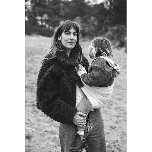 babywalz WILDRIDEHüfttrage Leinen linen sand Flash Sale