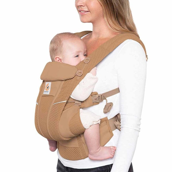 babywalz Ergobaby® - Omni BreezeBabytrage 4 Tragepositionen Camel Brown Preisnachlass
