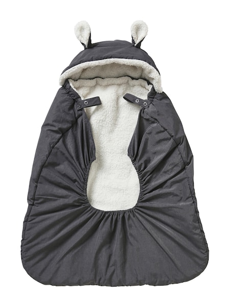 babywalz VertbaudetWintercover für die Babytrage grau Räumungsverkauf