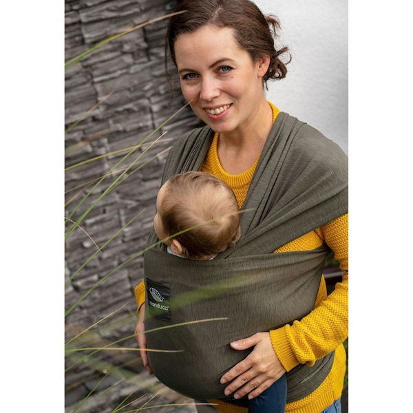 babywalz manduca® - SLINGBabytragetuch 510cm olive Sonderangebote