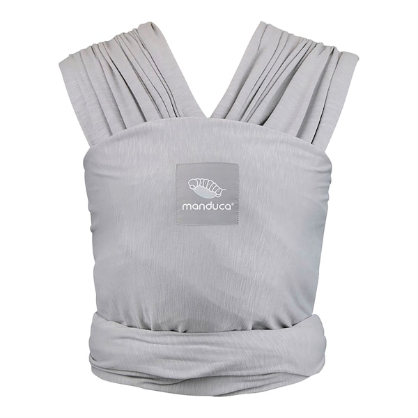 babywalz manduca® - SLINGBabytragetuch 510cm lightgrey Tiefpreis