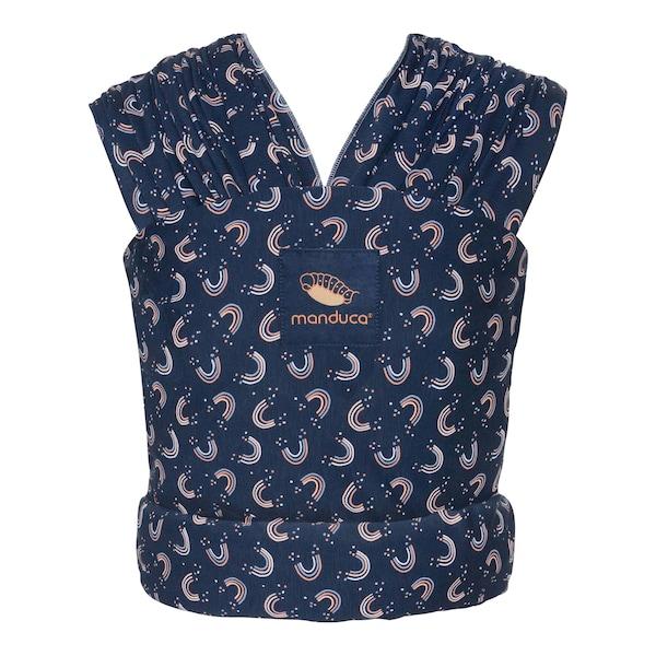 babywalz manduca® - SLINGBabytragetuch 510cm Limited Edition navy / print Neueste Stile