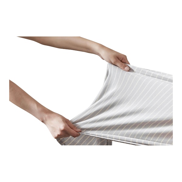 babywalz Ergobaby® - AURA WRAPTragetuch Strick 490 cm grey stripes Zeitbegrenzte Promotion