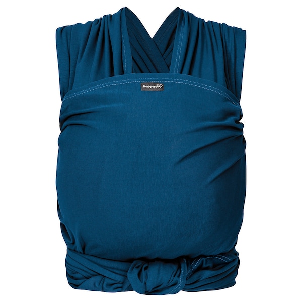 babywalz HOPPEDIZ®Babytragetuch Elastisches Tragetuch indigo