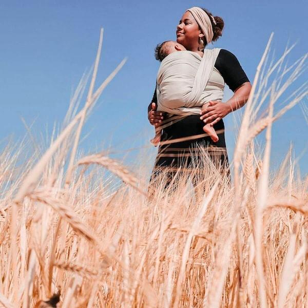 babywalz HOPPEDIZ®Babytragetuch Gewebtes Tragetuch kbA Djerba Begrenzt auf 3 Tage