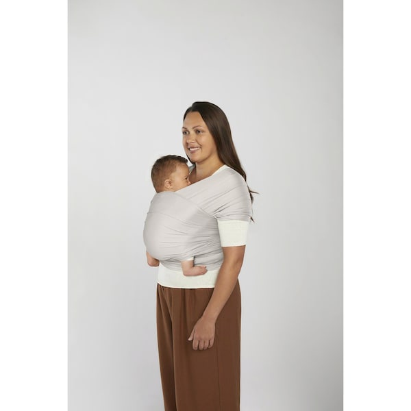 babywalz Ergobaby® - AURA WRAPTragetuch Mesh 490 cm soft grey Im Verkauf