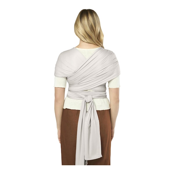 babywalz Ergobaby® - AURA WRAPTragetuch Mesh 490 cm soft grey Im Verkauf