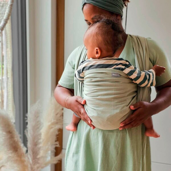 babywalz HOPPEDIZ®Babytragetuch Gewebtes Tragetuch kbA Elba Online