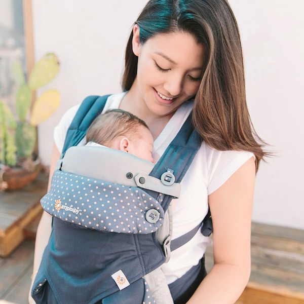 babywalz Ergobaby® - ORIGINALNeugeborenen-Einsatz Easy Snug Original für Babytrage grey Limitierter Zeitrabatt