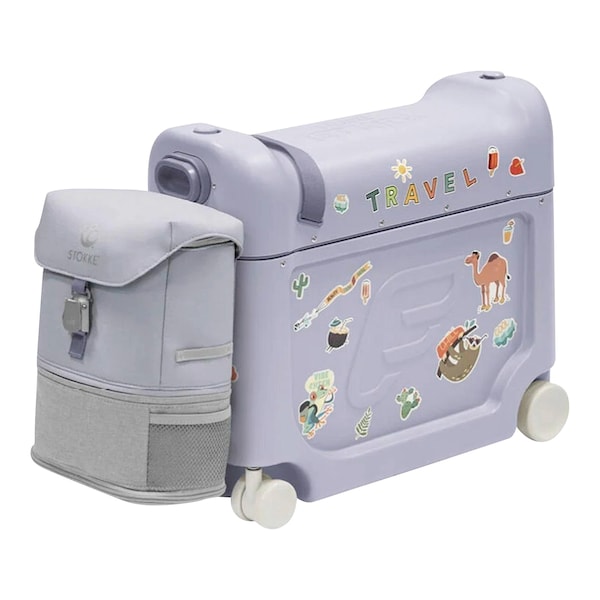 babywalz Stokke® - JetKids™ by Stokke®Reiseset inkl. BedBox und Wickelrucksack arctic blue Großer Ausverkauf