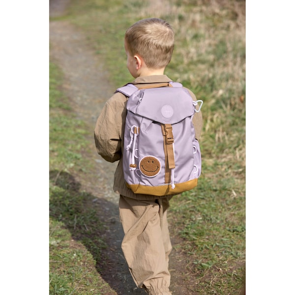 babywalz LässigKindergartenrucksack Outdoor Mini Backpack Little Gang lila Flash Sale
