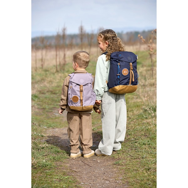 babywalz LässigKindergartenrucksack Outdoor Mini Backpack Little Gang lila Flash Sale