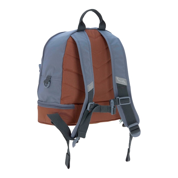 babywalz LässigKindergartenrucksack Mini Backpack Adventure Traktor blue denim Saisonschlussverkauf