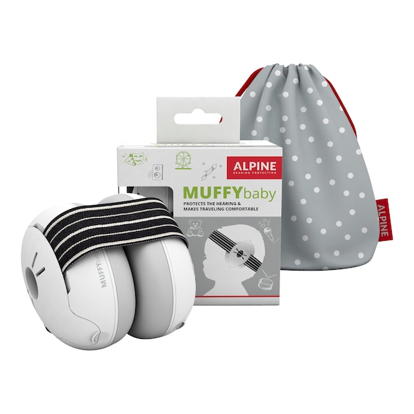 babywalz AlpineMuffy Baby Gehörschutz schwarz