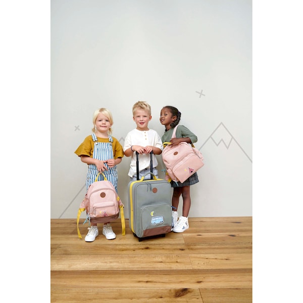babywalz LässigKindertrolley Adventure Bus - blau Valentinstagsangebot