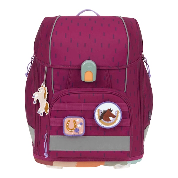 babywalz LässigSchulranzen-Set Boxy Unique 7-tlg. Speckles berry Lagerräumung