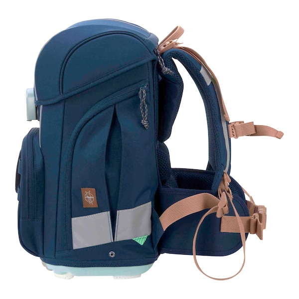 babywalz LässigSchulranzen-Set Boxy Unique 7-tlg. navy Heißer Verkauf