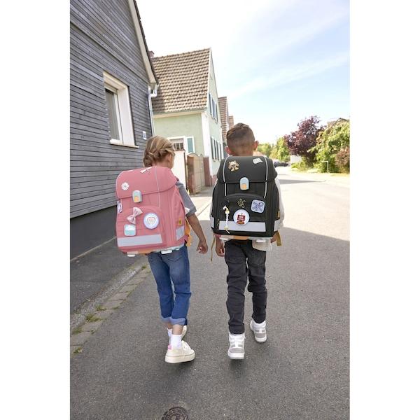 babywalz LässigSchulranzen-Set Boxy Unique 7-tlg. black Top Angebot